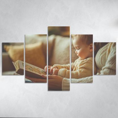 The Nurturing Touch A Mothers Loving Hands Canvas Paintings Frame