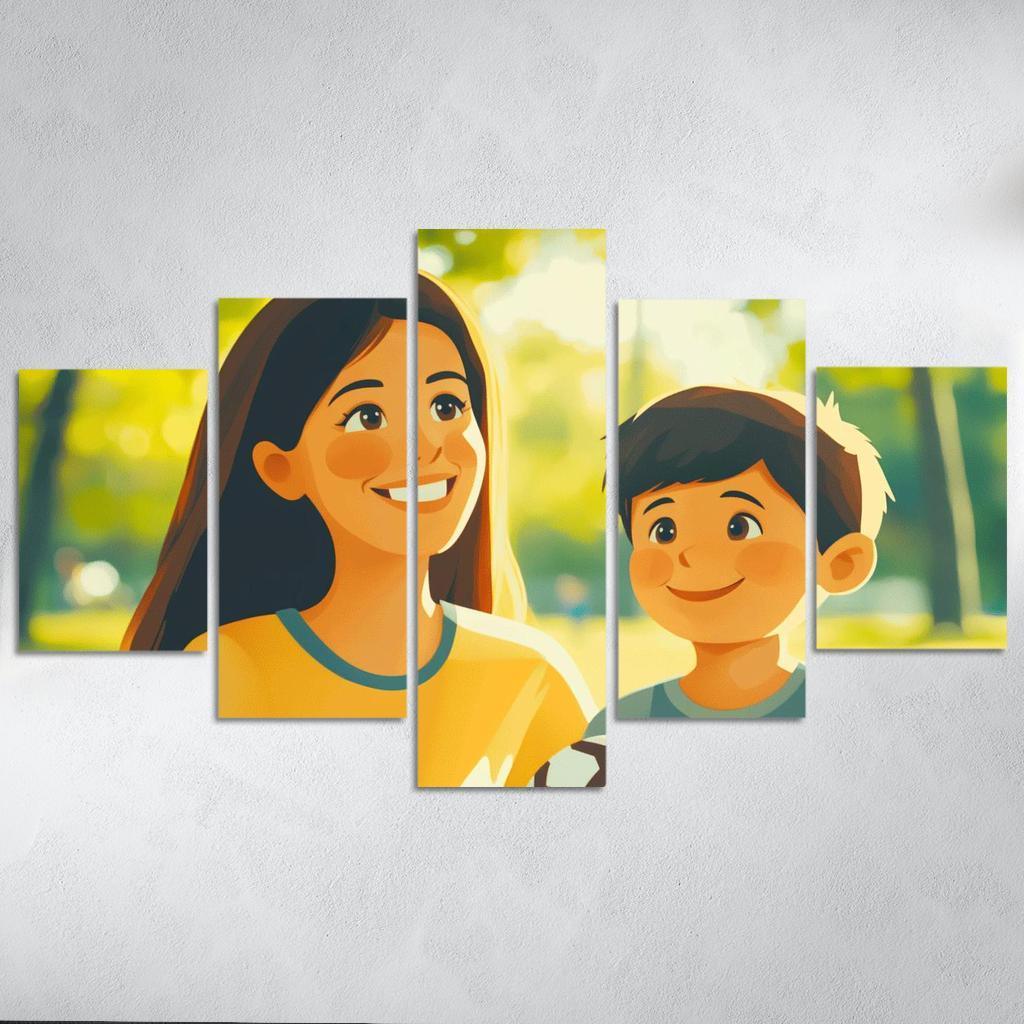 Heartstrings Of Hope A Mothers Encouragement Canvas Paintings Frame