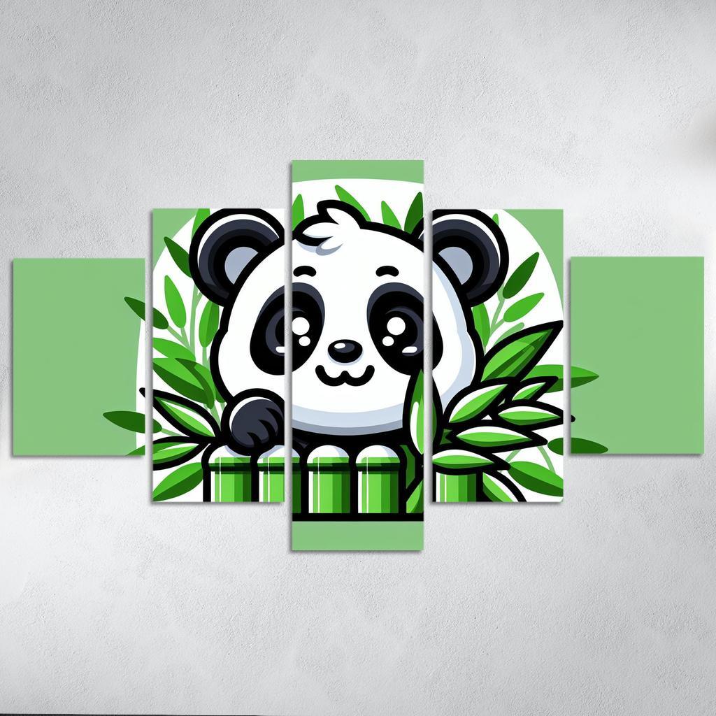 Exploring Panda Modern Paintings Frame