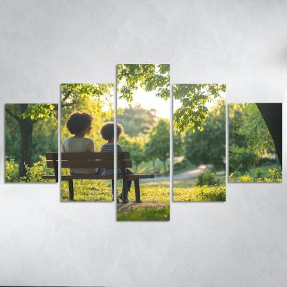 Embracing Change A Mothers Strength In Transition Canvas Paintings Frame