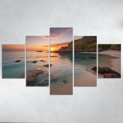 Serene Embrace Of Coral Bay Art Trends