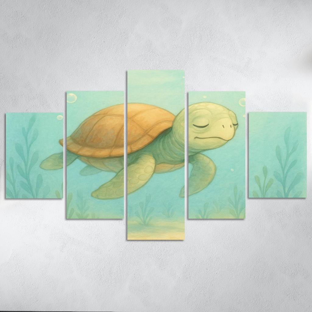 Wise Turtle Journey Premium Artwork Frames