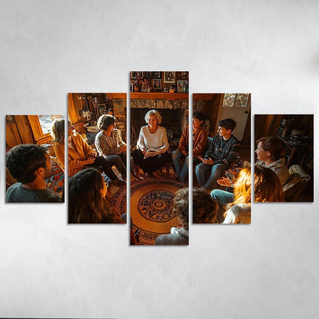 The Ties That Bind A Mothers Connection Canvas Paintings Frame