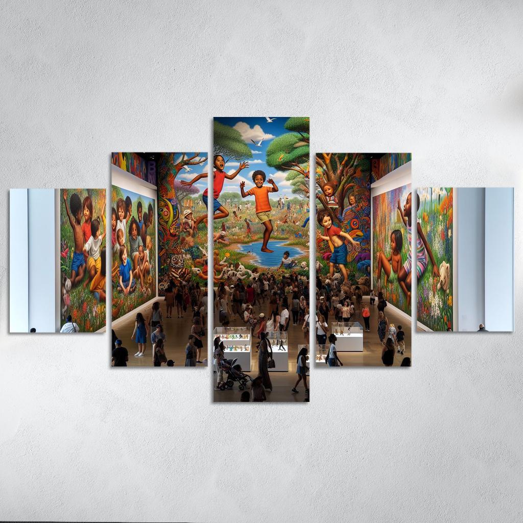 The Right To Play Advocating For Children's Freedom Framed Paintings