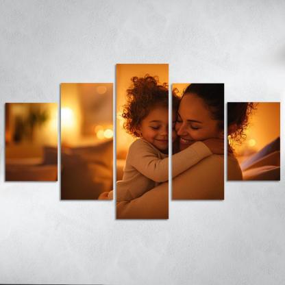 A Heart Full Of Love A Mothers Embrace Canvas Paintings Frame