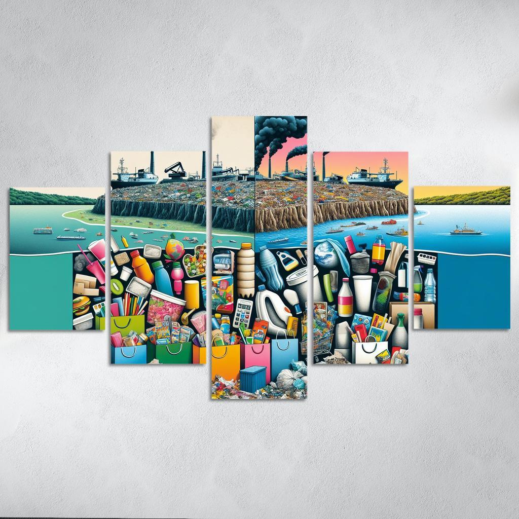 The Cost Of Convenience Visualizing Consumerism's Impact Art Trends