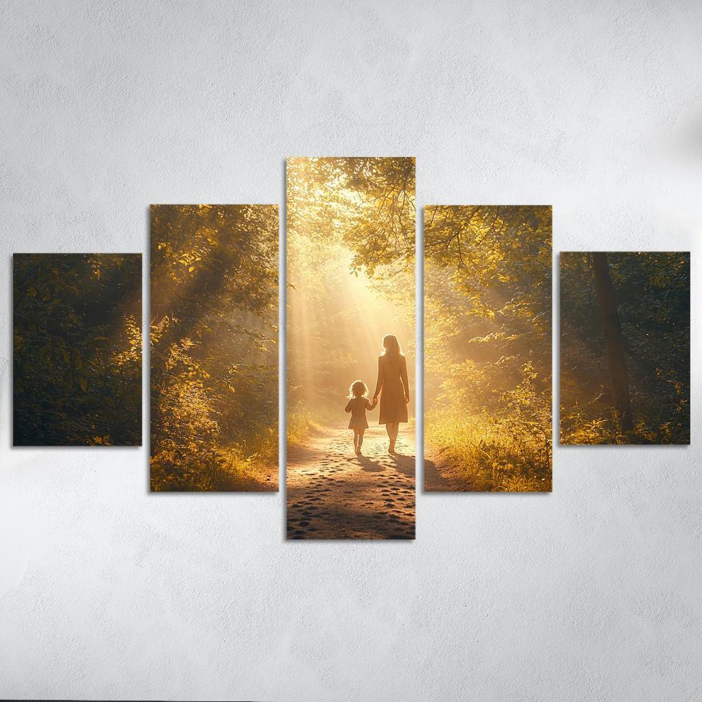 Footsteps In Time The Journey Of Love Custom Paintings Frame