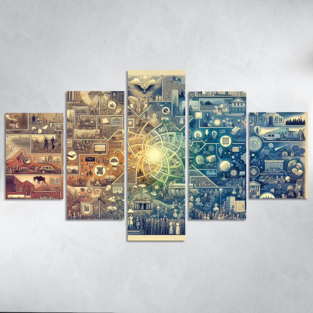 Whispers Of The Past Honoring Historical Trauma Multi-panel Paintings