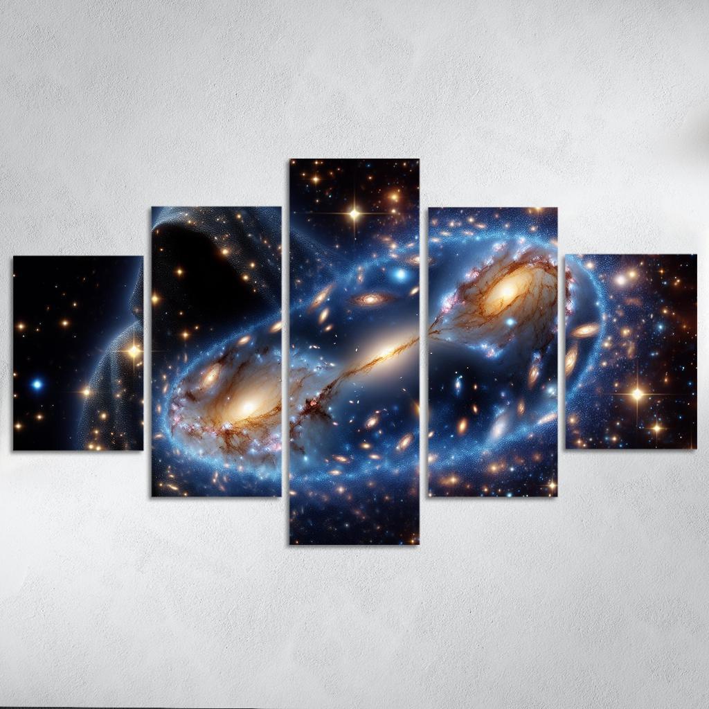 The Mysteries Of Dark Matter Abstract Paintings Frame