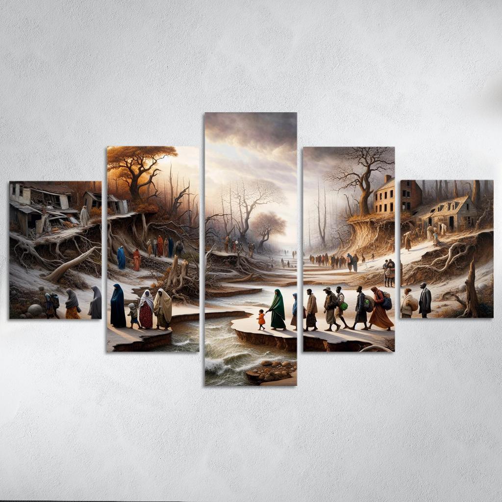 Climate Refugees The Human Face Of Environmental Displacement Art Trends