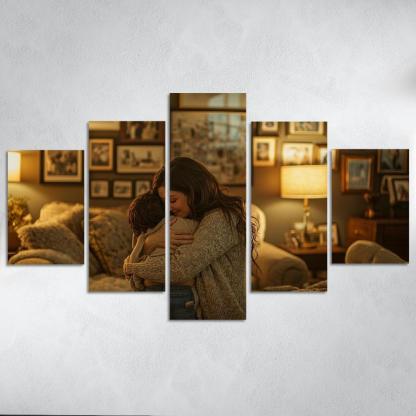 A Mothers Embrace The Heart Of Home Canvas Paintings Frame