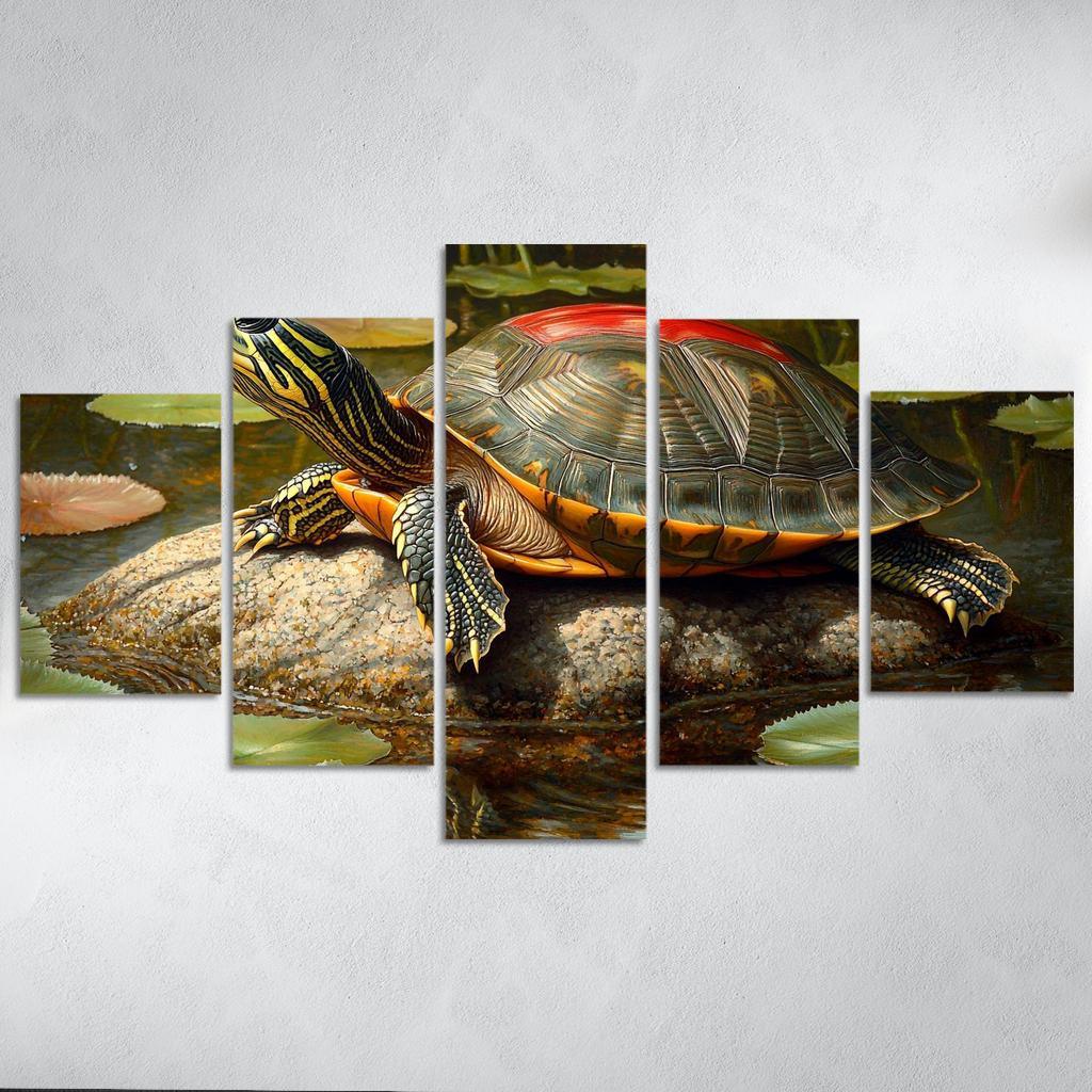 The Majestic Red-eared Slider The Freshwater Delight Art Trends