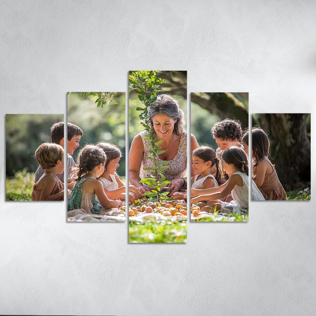 Branches Of Love A Mothers Family Tree Canvas Paintings Frame