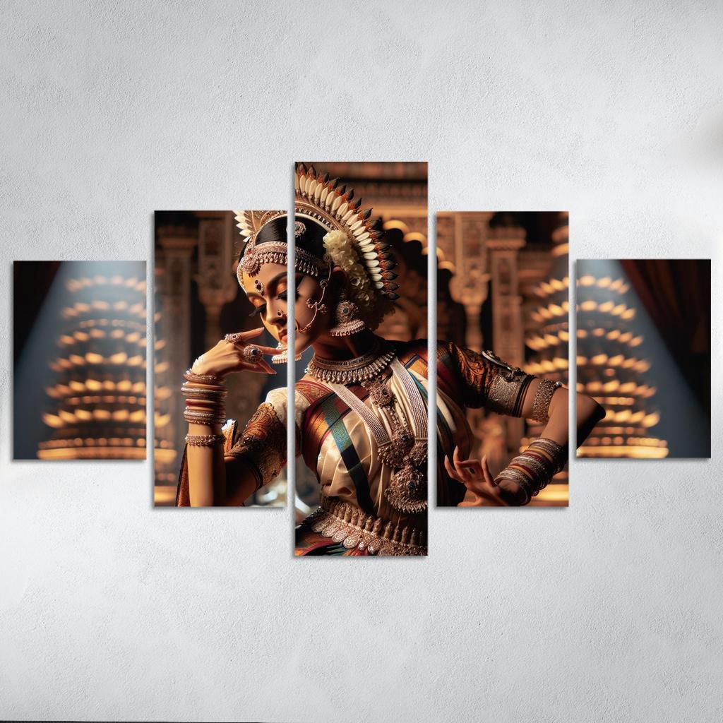 Bharatanatyam The Dance Of The Divine Modern Paintings Frame
