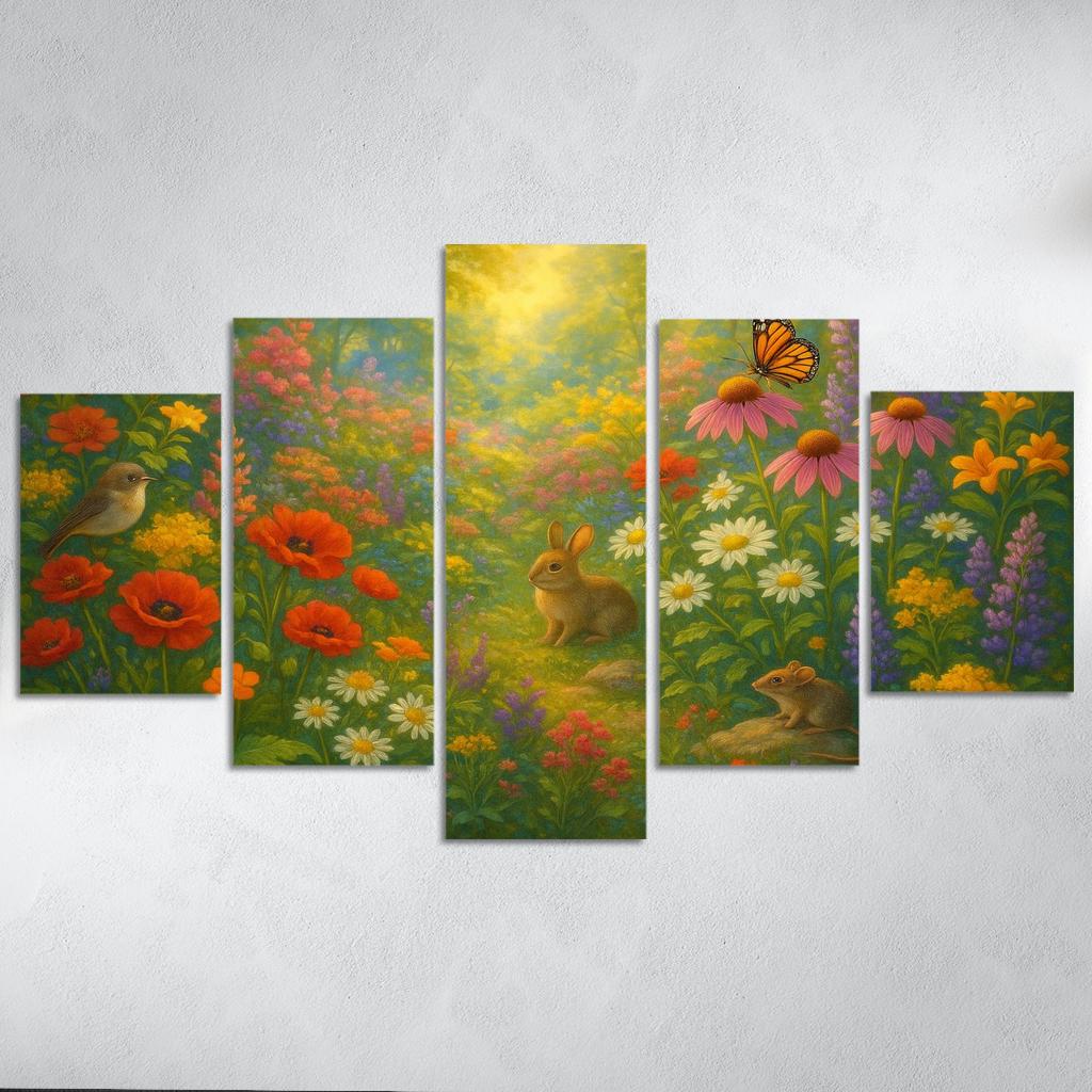 Secret Garden - Magical Plant World Framed Paintings