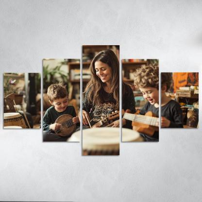 A Symphony Of Love A Mothers Melodies Canvas Paintings Frame