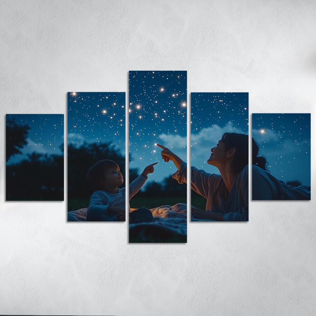 Stars In Our Eyes Dreams Of Tomorrow Custom Paintings Frame