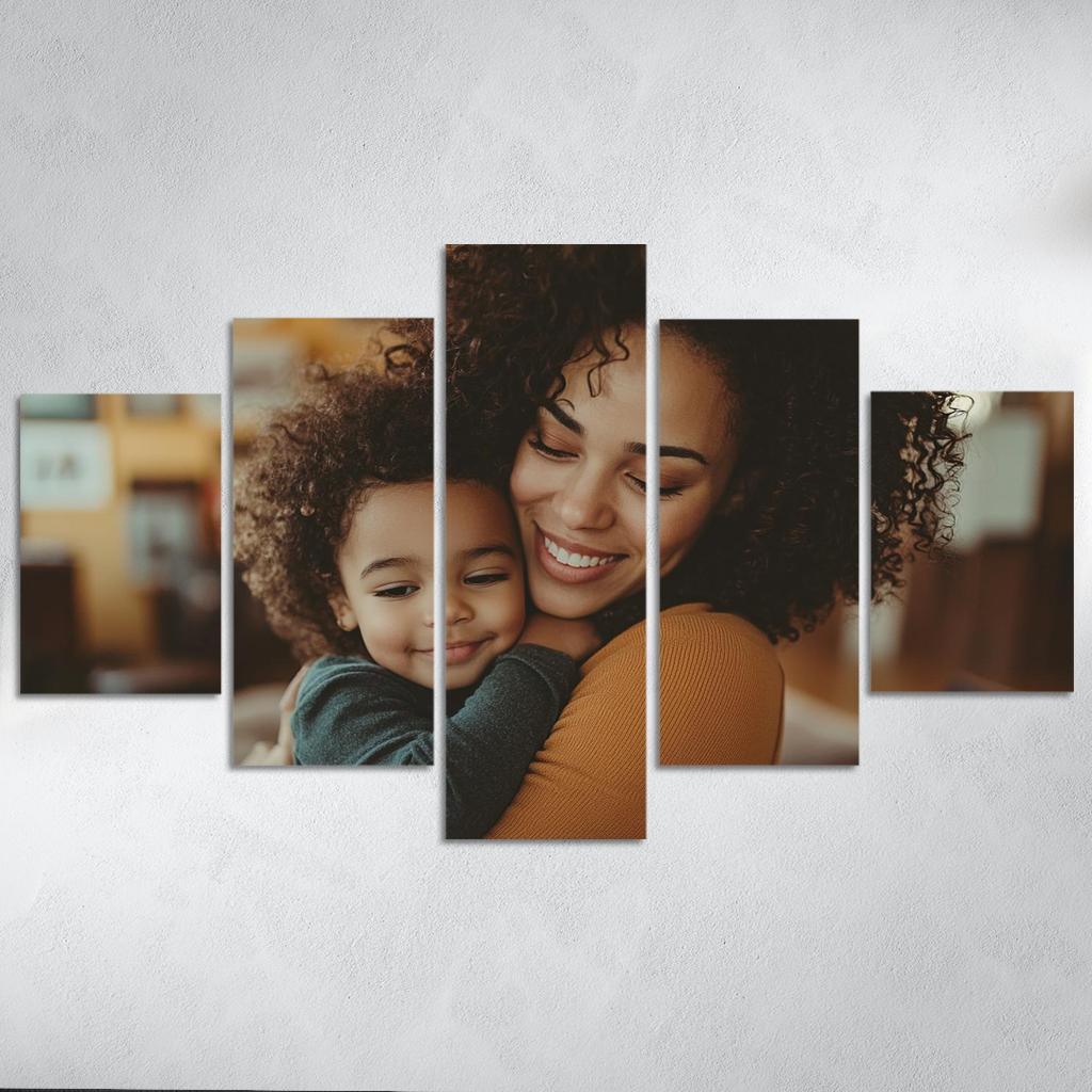 A Mother's Embrace The Heart Of Family Canvas Paintings Frame