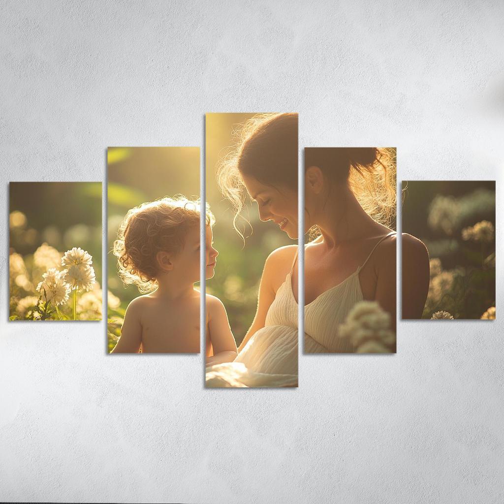 A Heartfelt Connection The Unspoken Bond Of Love Canvas Paintings Frame