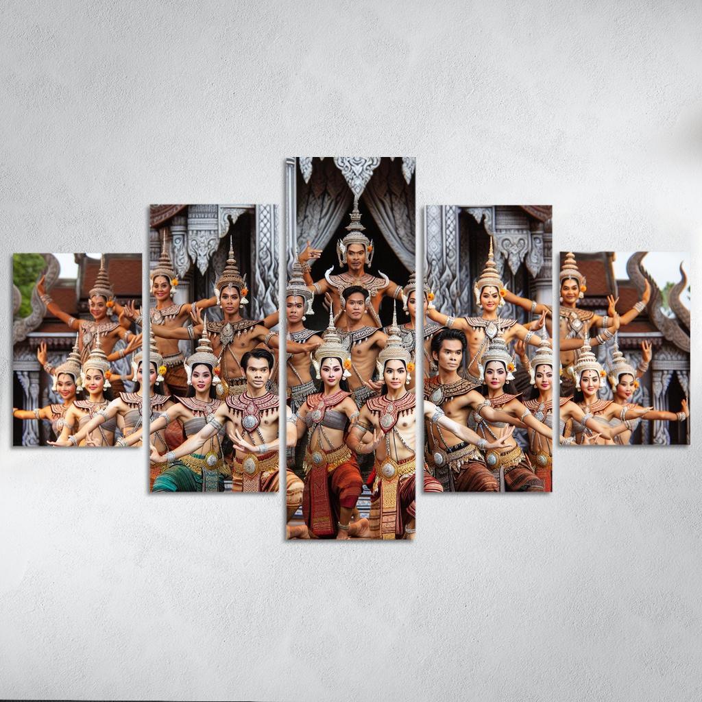 Khmer Dance The Grace Of Cambodia Modern Paintings Frame