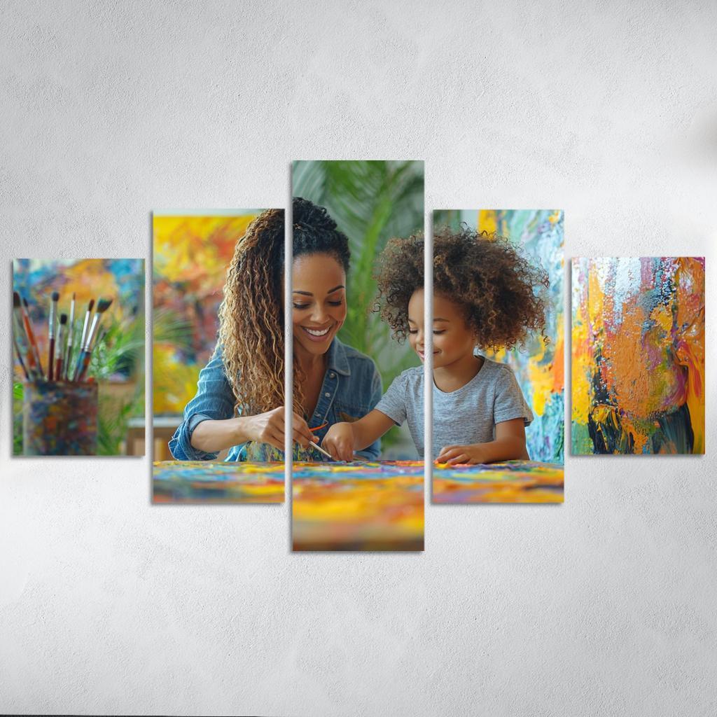 The Art Of Nurturing A Mothers Gentle Care One-piece Frames