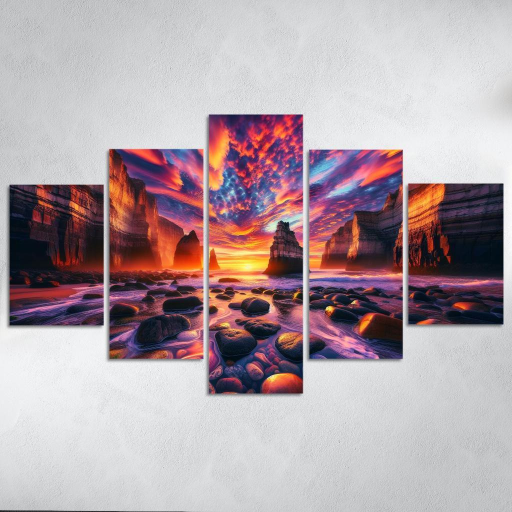 Sunset Cliffs A Photographer's Dream Custom Paintings Frame