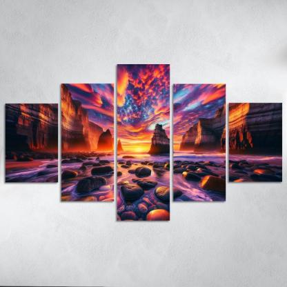 Sunset Cliffs A Photographer's Dream Custom Paintings Frame