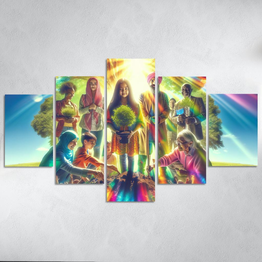 Healing The Planet Environmental Justice For All Custom Paintings Frame