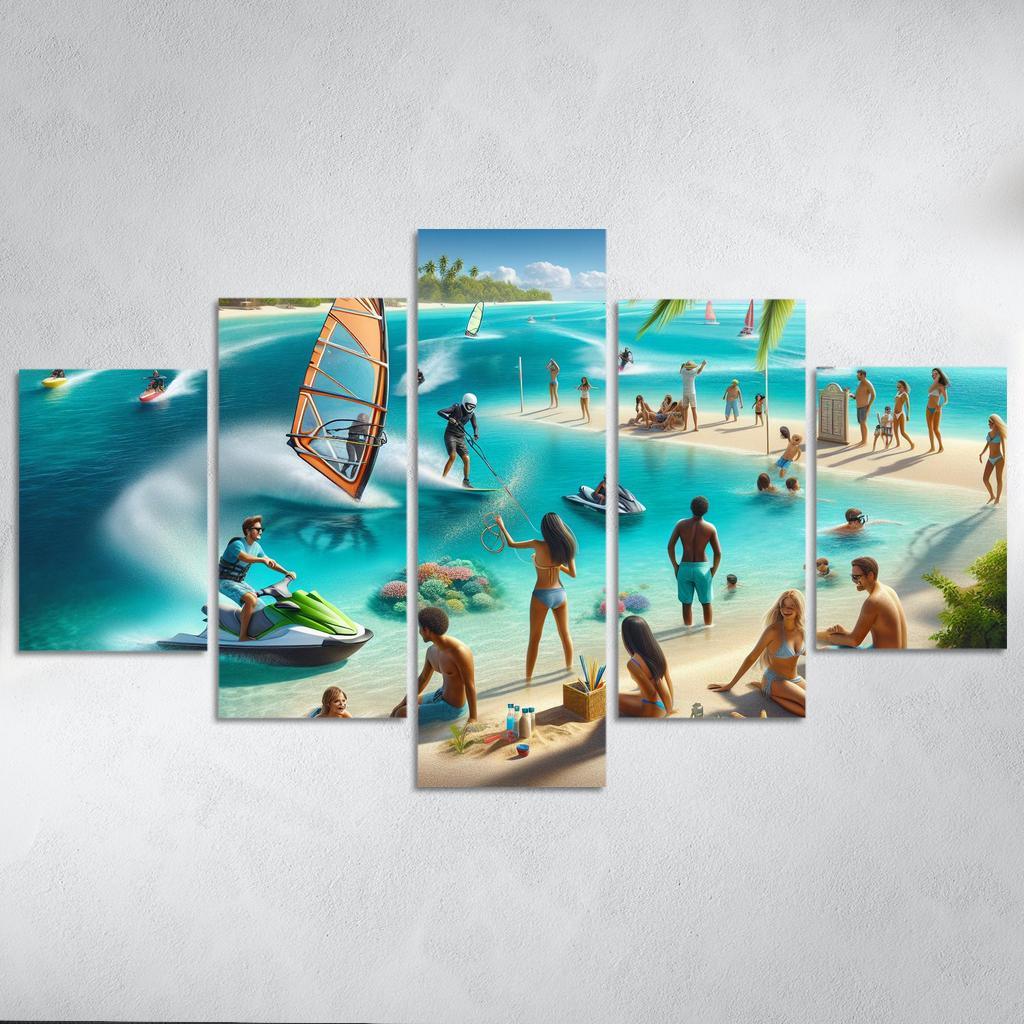 Coral Coast An Adventure Seeker's Dream Custom Paintings Frame