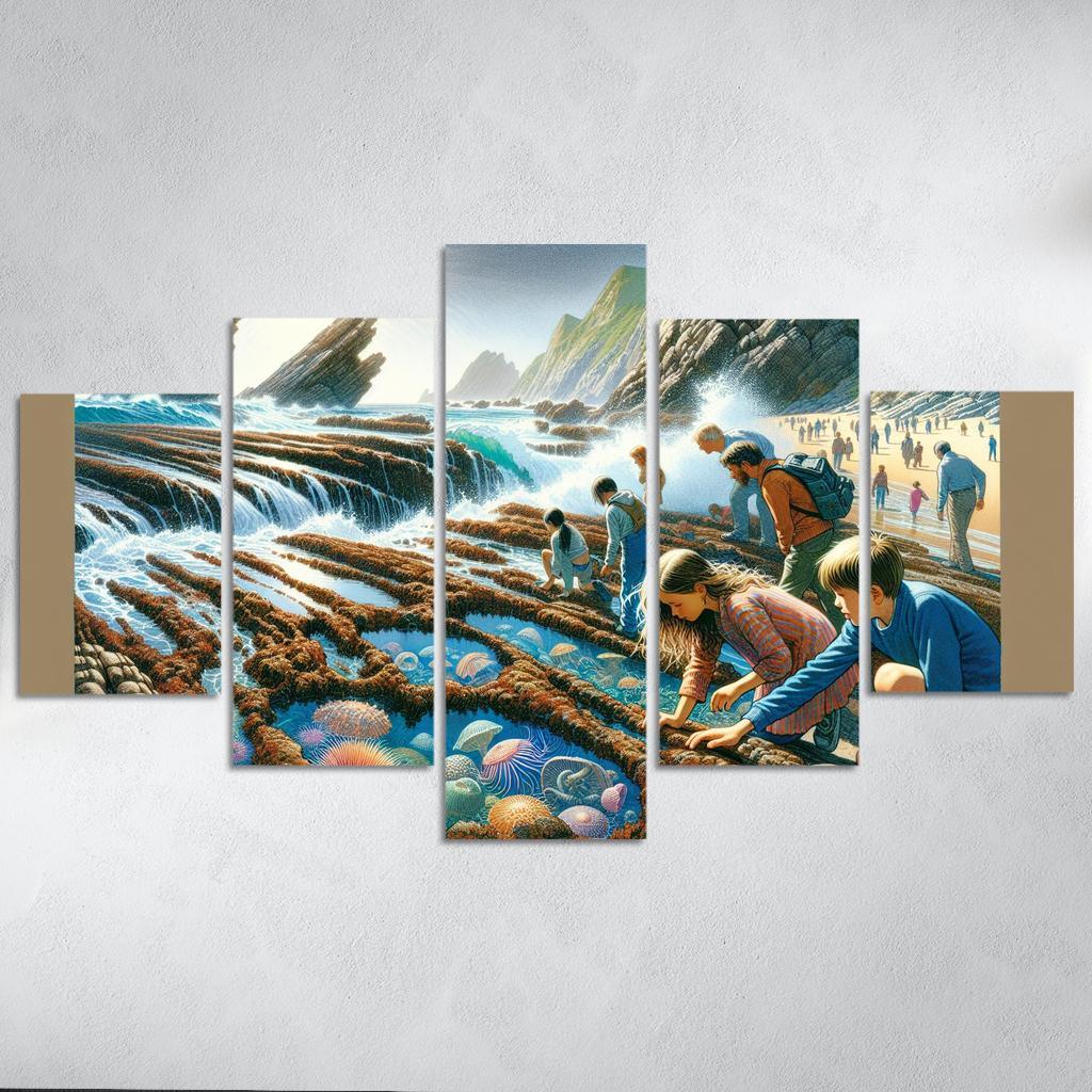 Tidepool Discovery Beach Custom Paintings Frame
