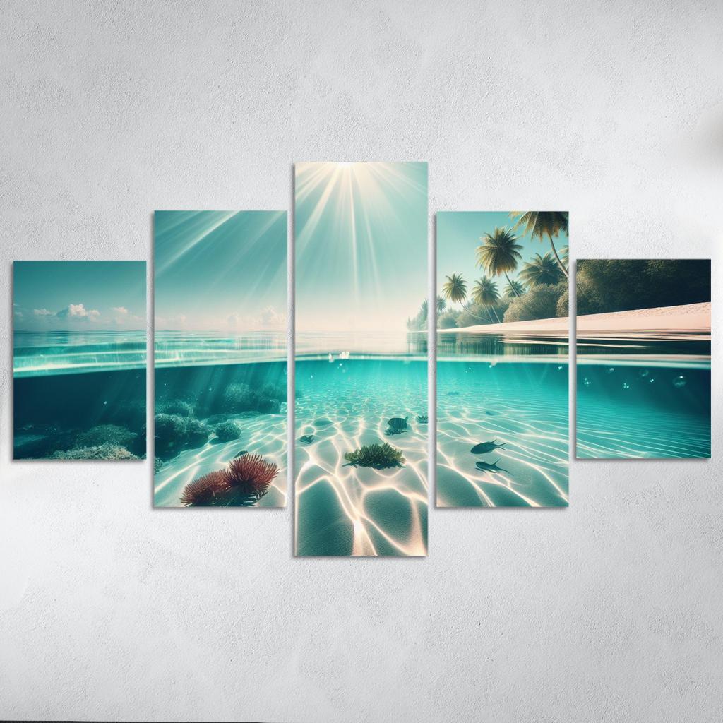 Tropical Hideaway Custom Paintings Frame