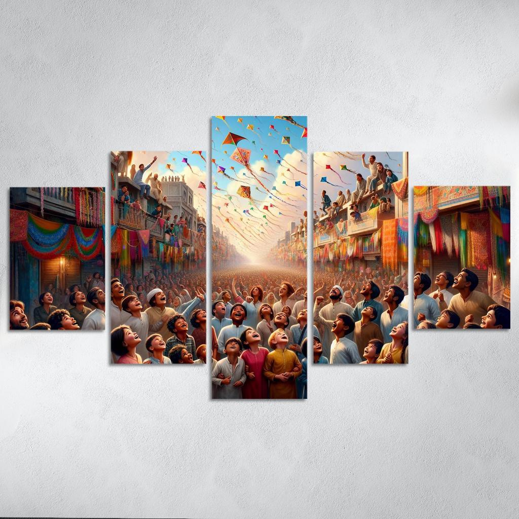 International Kite Festival - India Modern Paintings Frame