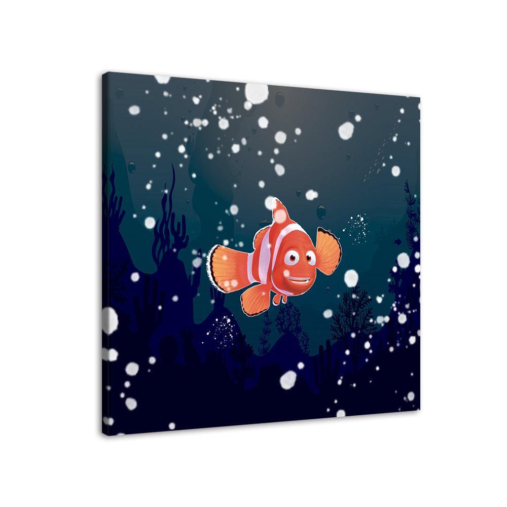 Marlin Finding Nemo 1 Piece HD Multi Panel Canvas Wall Art Frame-Original Frame