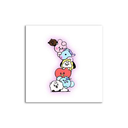 Colorful Cartoon 1 Piece HD Multi Panel Canvas Wall Art Frame-Original Frame