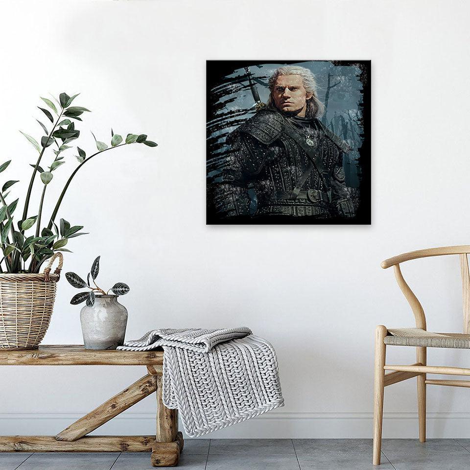 Snow Warrior 1 Piece HD Multi Panel Canvas Wall Art Frame-Original Frame