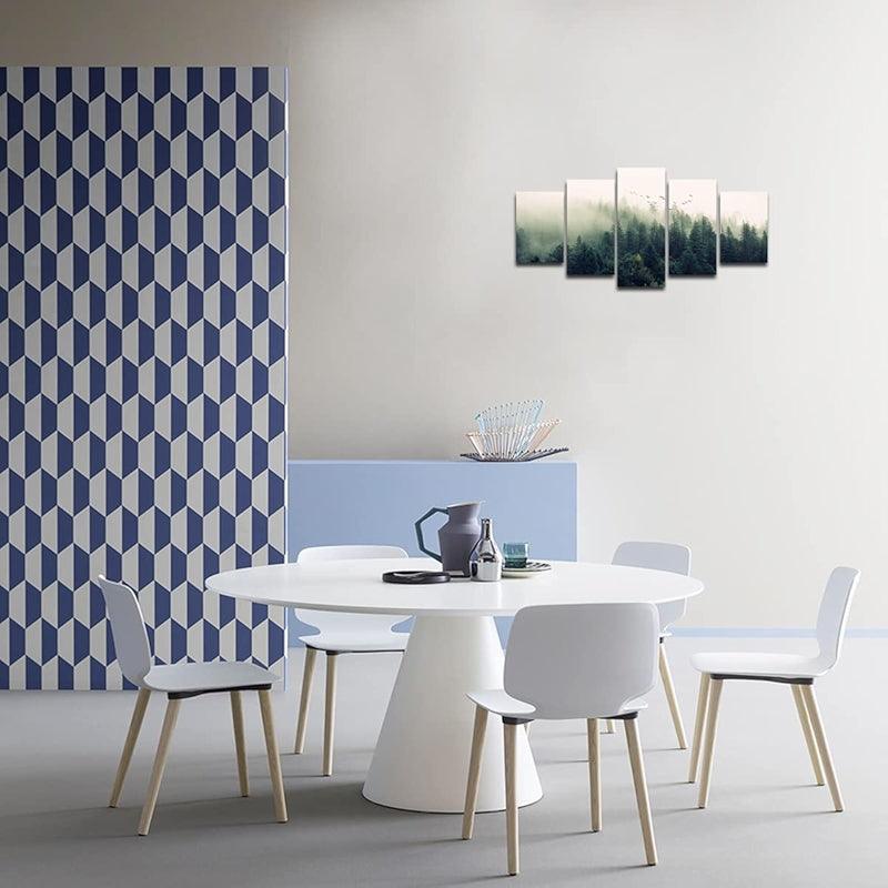 Abstract Texture Wall Art Painting Black And Golden Marble-Original Frame