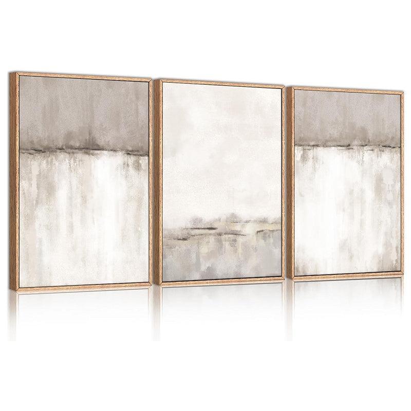 5 Pieces Textured Landscape Abstract Wall Art-Original Frame