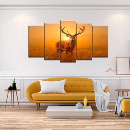 Modern Large Canvas Butterflies Wall Art Set-Original Frame