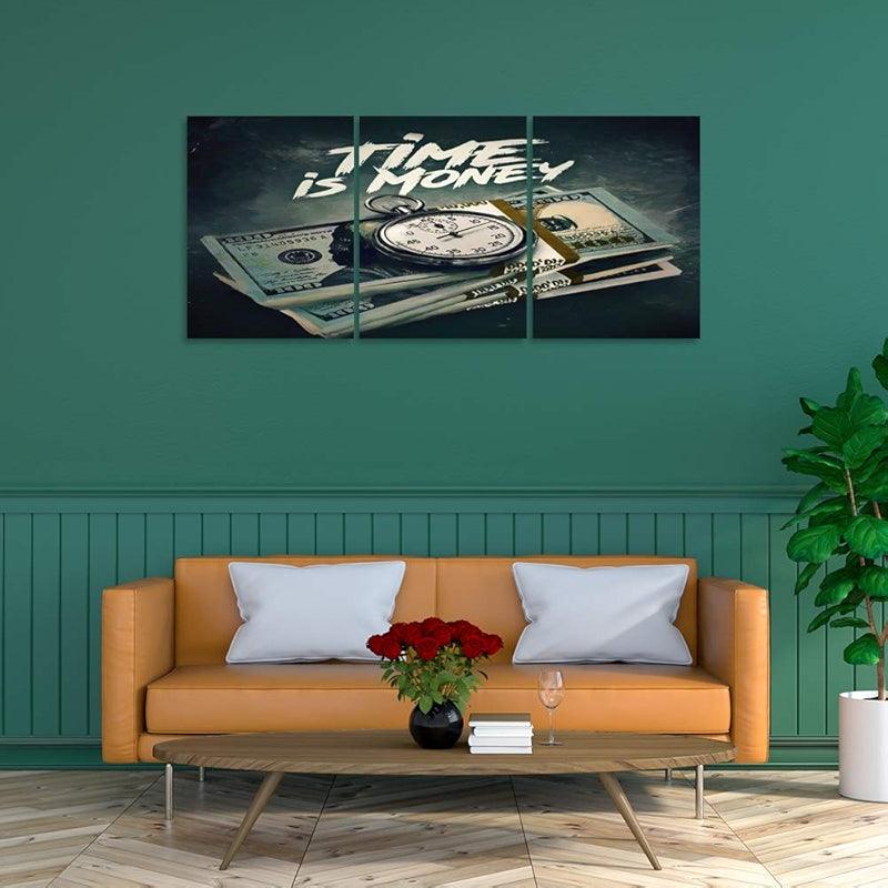 Inspirational Wall Art Canvas Set For Motivation And Success-Original Frame