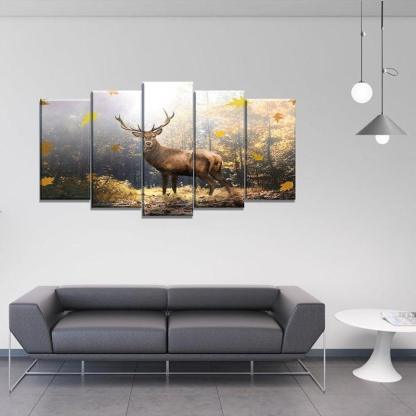 Modern Large Canvas Butterflies Wall Art Set-Original Frame