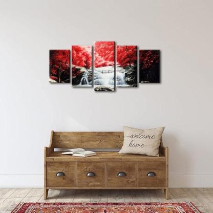 5 Piece Tranquil Landscapes And Timeless Elegance Collection-Original Frame