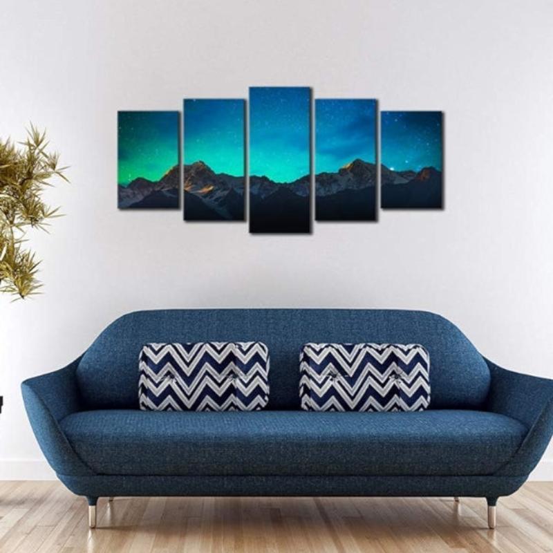 5 Piece Tranquil Landscapes And Timeless Elegance Collection-Original Frame