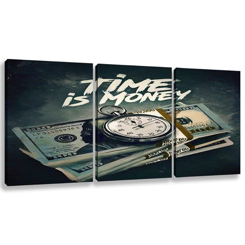 Inspirational Wall Art Canvas Set For Motivation And Success-Original Frame