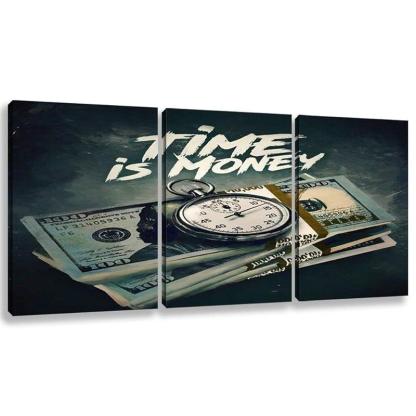 Inspirational Wall Art Canvas Set For Motivation And Success-Original Frame