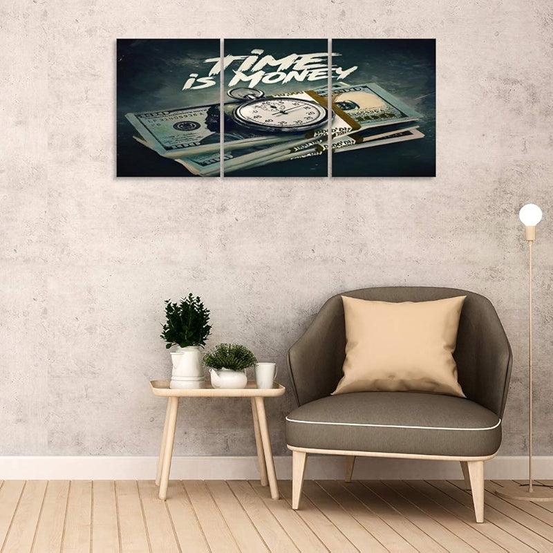 Inspirational Wall Art Canvas Set For Motivation And Success-Original Frame