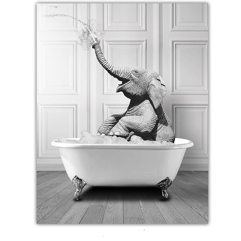 Animal Print 4-Piece Home Decor Poster-Original Frame