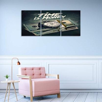 Inspirational Wall Art Canvas Set For Motivation And Success-Original Frame