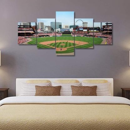  5 Piece Canvas Wall Art Of Basketball Arena Sports Room