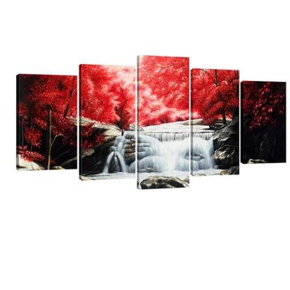 5 Piece Tranquil Landscapes And Timeless Elegance Collection-Original Frame