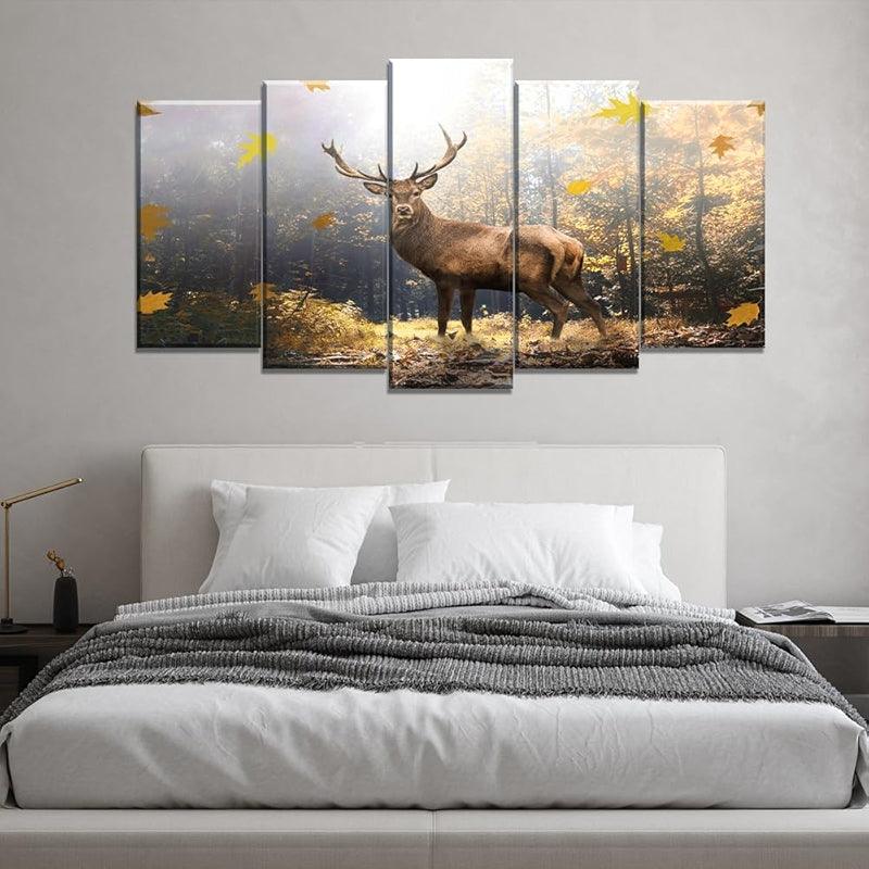 Modern Large Canvas Butterflies Wall Art Set-Original Frame